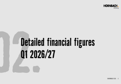 HORNBACH Q1 2026/27 slides: record sales offset by margin pressure